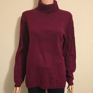 Charter Club Rich Burgundy Turtleneck Sweater NWOT